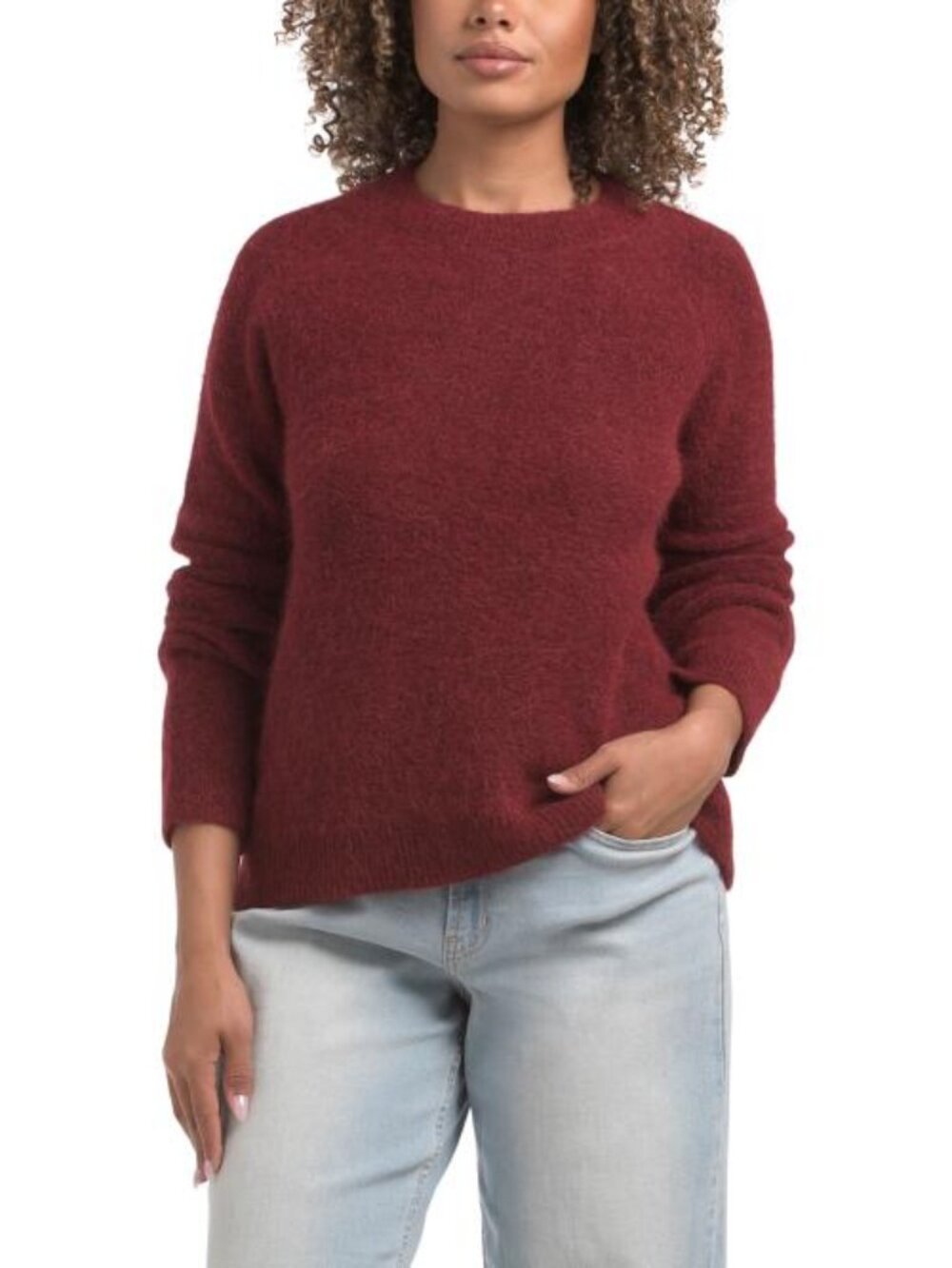 VINCE Crew Neck Brushed Sweater